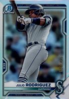 2021 Bowman Chrome Prospects #BCP231 Julio Rodriguez Refractor Baseball Card