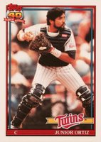 1991 Topps Tiffany #72 Junior Ortiz Baseball Card