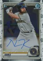 2020 Bowman Chrome Prospect Autographs #CPANK Nick Kahle Baseball Card