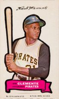 1968 Topps Action All-Star Stickers #12 Roberto Clemente Baseball Card