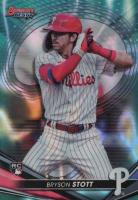 2022 Bowman's Best #2 Bryson Stott Aqua Lava Refractor Baseball Card