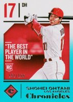 2018 Panini Chronicles #30 Shohei Ohtani Teal Baseball Card