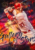 2019 Panini Diamond Kings Gallery of Stars #GS13 Mike Trout Baseball Card