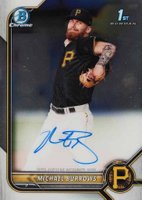 2022 Bowman Chrome Prospect Autographs #CPAMB Michael Burrows Baseball Card