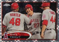 2012 Topps Chrome #144 Mike Trout Xfractor Baseball Card
