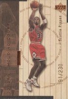 1998 Upper Deck Hardcourt Jordan Holding Court #J4 Michael Jordan/Scottie Pippen Bronze Basketball Card