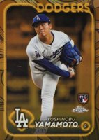 2024 Topps Gilded Collection #54 Yoshinobu Yamamoto Baseball Card
