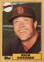 1987 Topps Tiffany #380 Rich Gossage Baseball Card