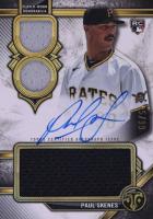 2024 Topps Triple Threads Rookie Autographed Relics #RARPS Paul Skenes Baseball Card