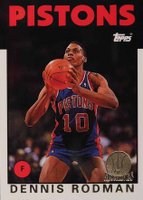 1992 Topps Archives #86 Dennis Rodman Gold Basketball Card