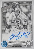 2019 Topps Gypsy Queen Autographs #KT Kyle Tucker Black & White Baseball Card