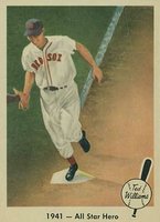 1959 Fleer Ted Williams #18 1941- All-Star Hero Baseball Card