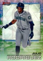 2021 Bowman's Best #49 Julio Rodriguez Refractor Baseball Card