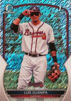 2023 Bowman Chrome Prospects #BCP200 Luis Guanipa Shimmer Baseball Card