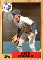 1987 Topps Tiffany #17 Pete O'Brien Baseball Card