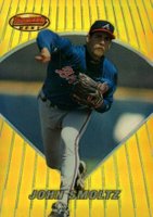 1996 Bowman's Best #72 John Smoltz Refractor Baseball Card