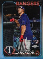 2024 Topps Chrome #122 Wyatt Langford Ssp Baseball Card