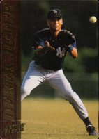 1995 Action Packed Scouting Report #10 Derek Jeter Baseball Card