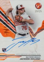 2024 Topps Pristine Pristine Autographs #PAJH Jackson Holliday Orange Pristine Baseball Card
