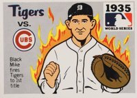 1971 Fleer World Series (Black Back) #33 1935 Tigers vs. Cubs Baseball Card