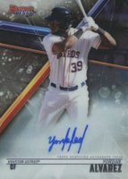 2018 Bowman's Best Best of 2018 Autographs #B18YA Yordan Alvarez Baseball Card