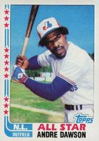 1982 Topps #341 Andre Dawson Baseball Card