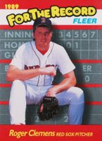 1989 Fleer For the Record #2 Roger Clemens Baseball Card
