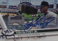 2017 Topps Update #US152 Ken Griffey Jr. Autograph Baseball Card