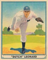 1941 Play Ball #24 Dutch Leonard Baseball Card