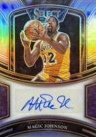 2020 Panini Select Signatures #SGMJN Magic Johnson Basketball Card