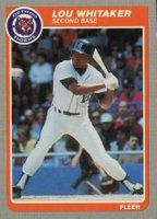 1985 Fleer #24 Lou Whitaker Baseball Card