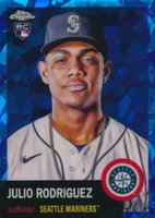 2022 Topps Chrome Platinum Anniversary #171 Julio Rodriguez Atomic Refractor Baseball Card