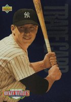 1994 Upper Deck Mickey Mantle Long Shots # Mickey Mantle Trade Card-Blue Baseball Card