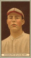 1912 Brown Backgrounds Broadleaf #203 Eugene Woodburn Baseball Card