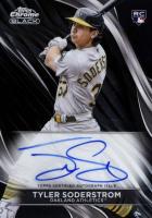 2024 Topps Chrome Black Autographs #TS Tyler Soderstrom Baseball Card