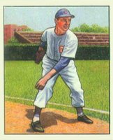1950 Bowman #24 Johnny Schmitz Baseball Card