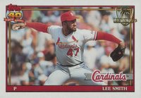 1991 Topps Desert Shield #660 Lee Smith Baseball Card