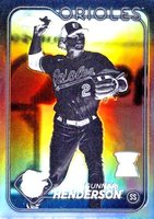 2024 Topps Chrome #36 Gunnar Henderson Negative Refractor Baseball Card