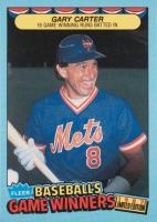 1987 Fleer Game Winners #9 Gary Carter Baseball Card