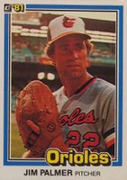 1981 Donruss #473 Jim Palmer Baseball Card