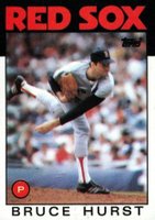 1986 Topps #581 Bruce Hurst Baseball Card