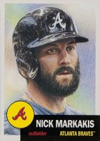 2018 Topps Living #6 Nick Markakis Baseball Card