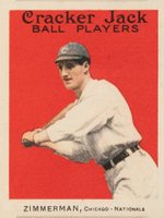 1915 Cracker Jack #21 Heinie Zimmerman Baseball Card