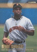 1996 Fleer #595 Deion Sanders Baseball Card
