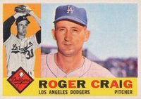 1960 Topps #62 Roger Craig Baseball Card