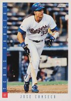 1993 Score #13 Jose Canseco Baseball Card