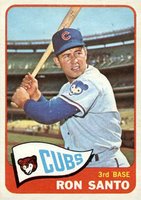 1965 Topps #110 Ron Santo Baseball Card
