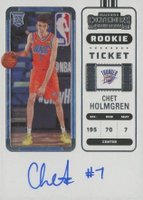 2022 Panini Contenders #137 Chet Holmgren Autograph Basketball Card