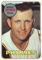 1969 Topps #51 Woody Fryman Baseball Card