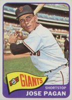 1965 Topps #575 Jose Pagan Baseball Card